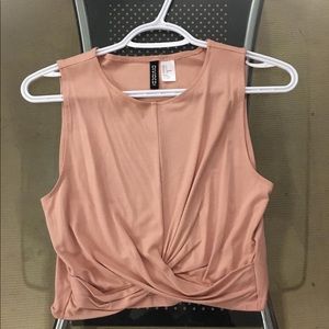 h&M pink Crop Top